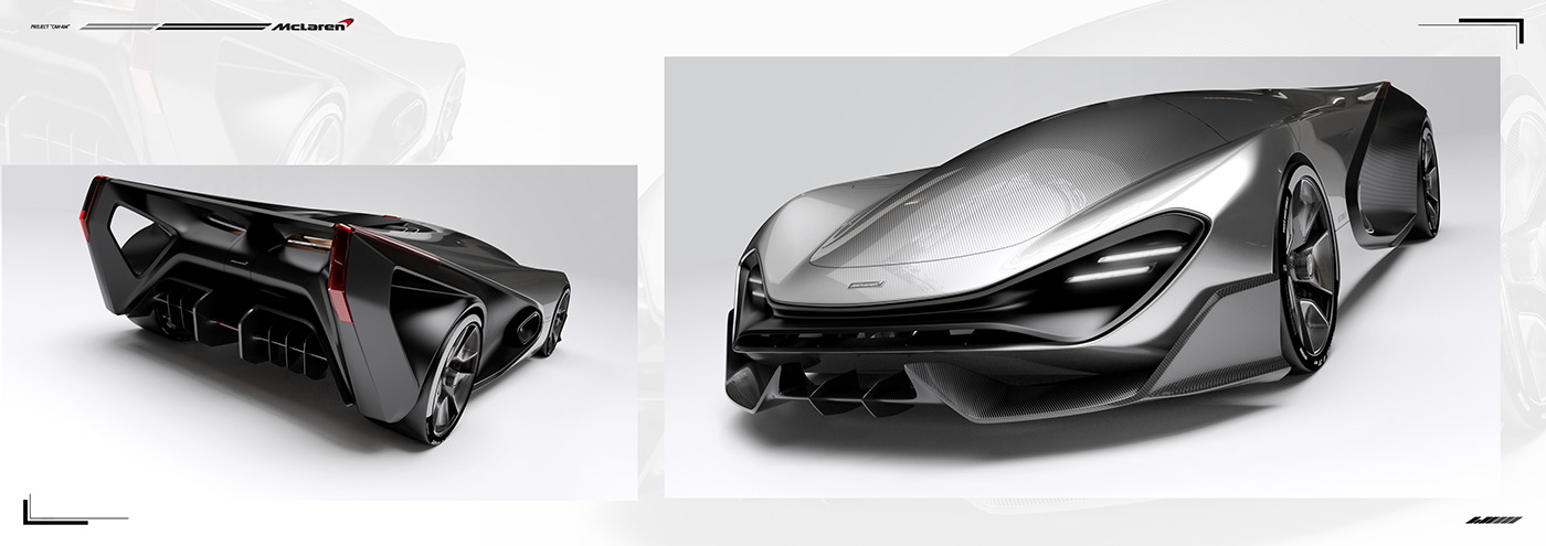 industrial design，product design，vehicle，Mclaren，conceptual design，Concept Car，Super run，