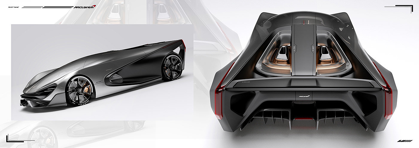 industrial design，product design，vehicle，Mclaren，conceptual design，Concept Car，Super run，