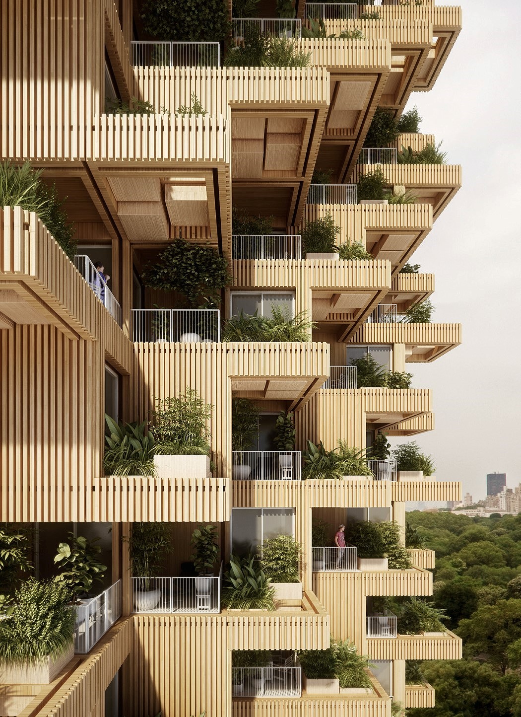 Architecture，lighting，modelling，all around，Green plant，