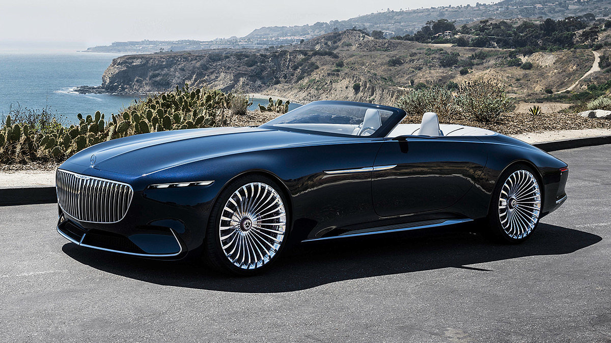 Benz，Convertible electric sports car，Fast charging，Luxury，
