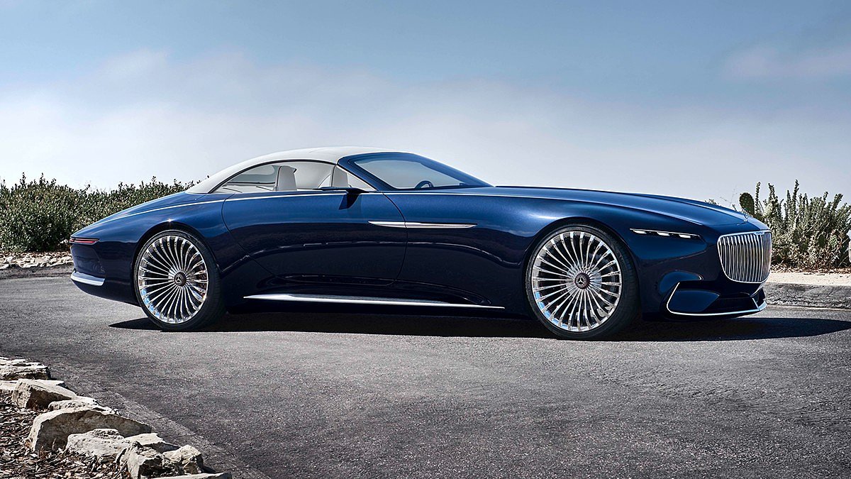 Benz，Convertible electric sports car，Fast charging，Luxury，