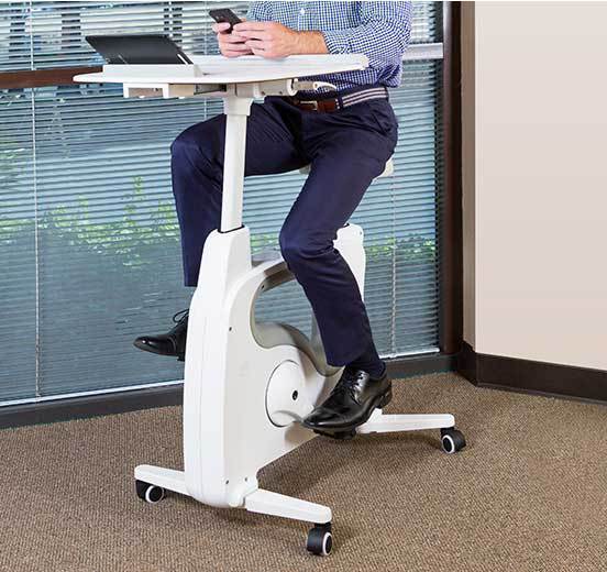 Fitness bike with table，