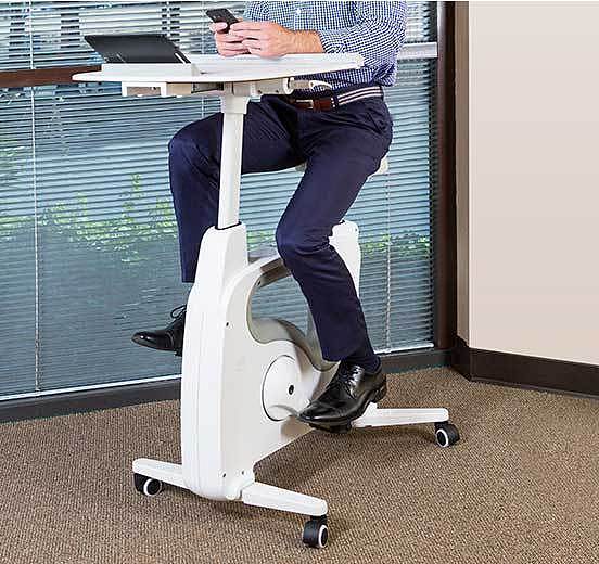 Fitness bike with table，