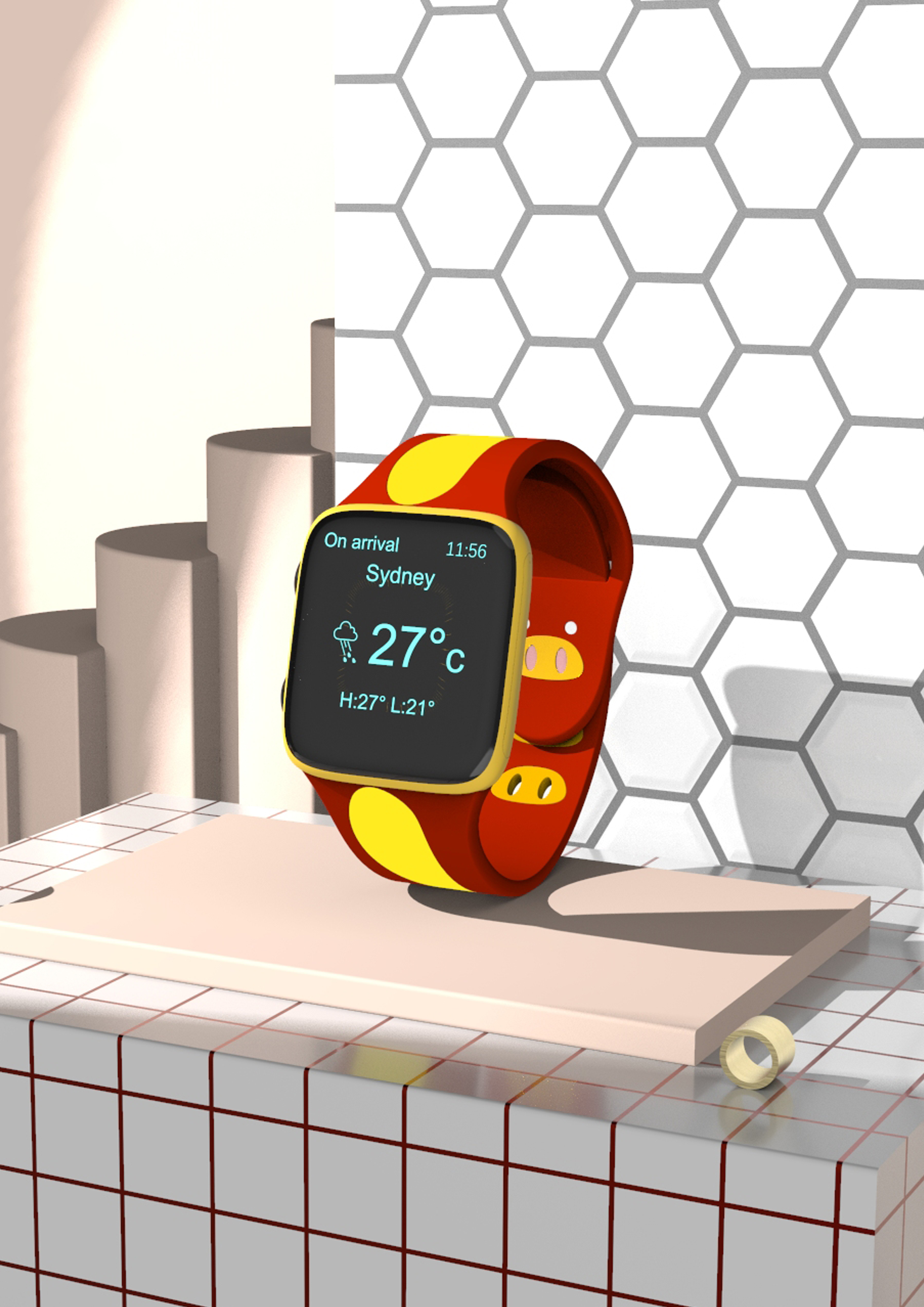 children，Wrist watch，originality，multi-function，