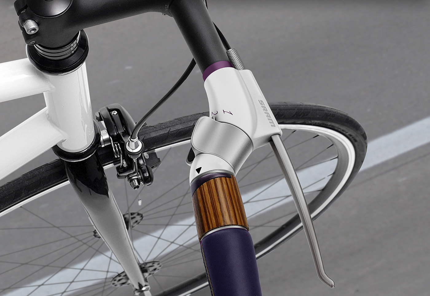 hirsch，integrate，Double speed change，Handlebar design，Dual drive system，