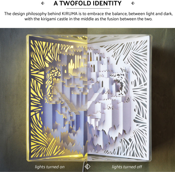 turn，Night light，Origami，castle，