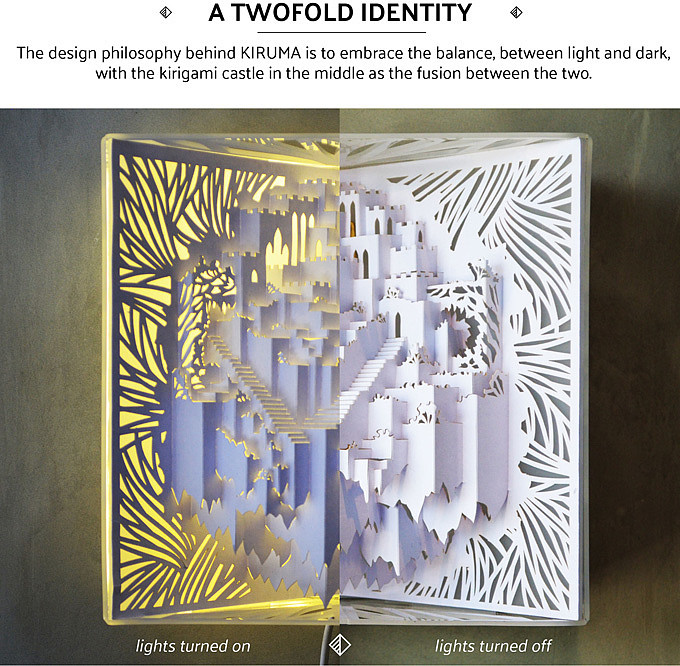 turn，Night light，Origami，castle，
