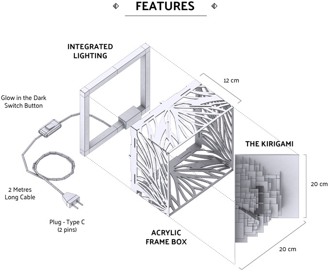 turn，Night light，Origami，castle，