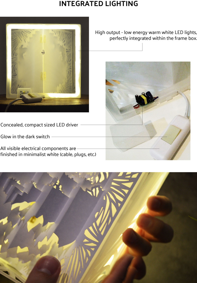 turn，Night light，Origami，castle，