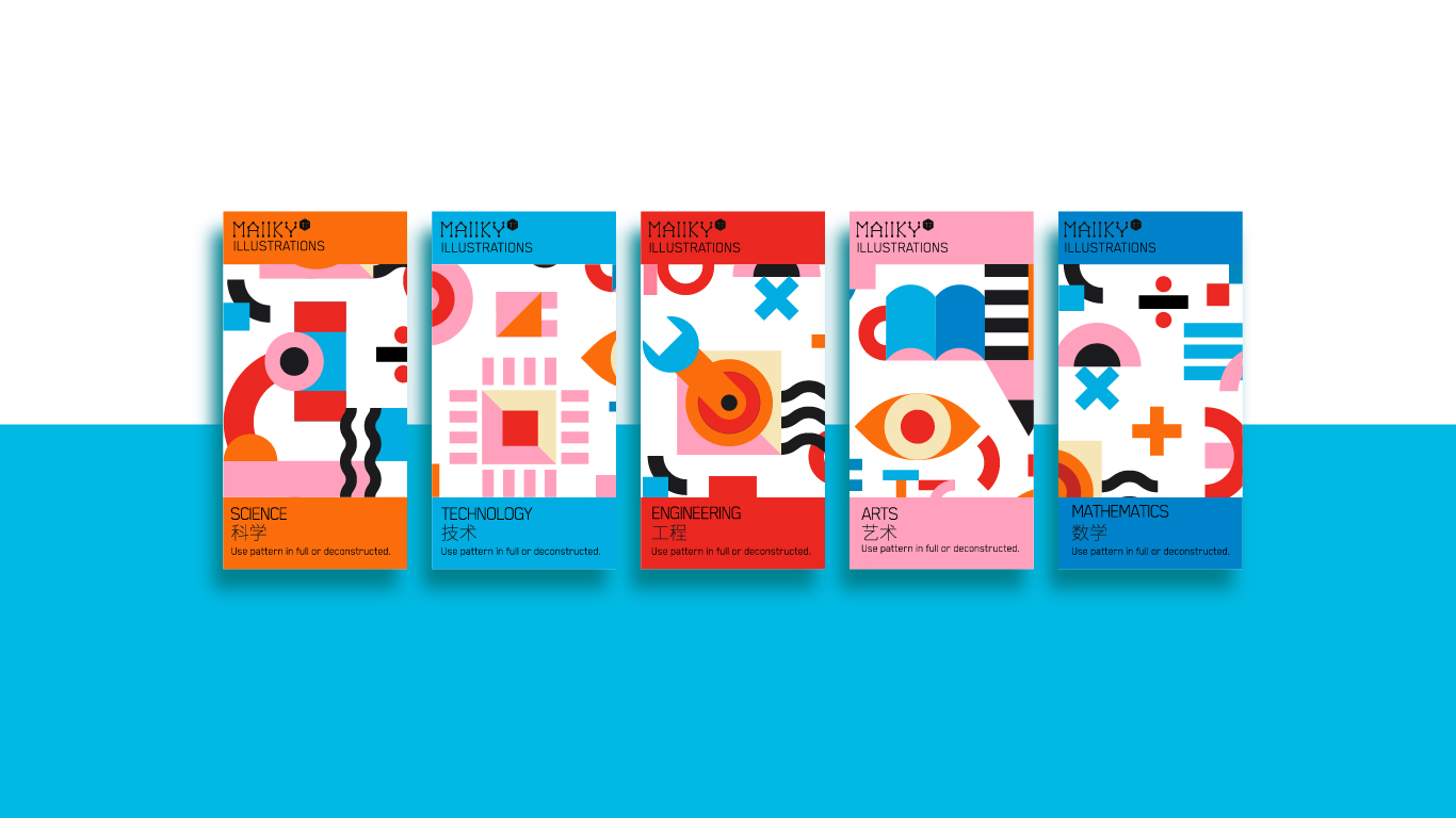 Children's education, visual brand, VIS，