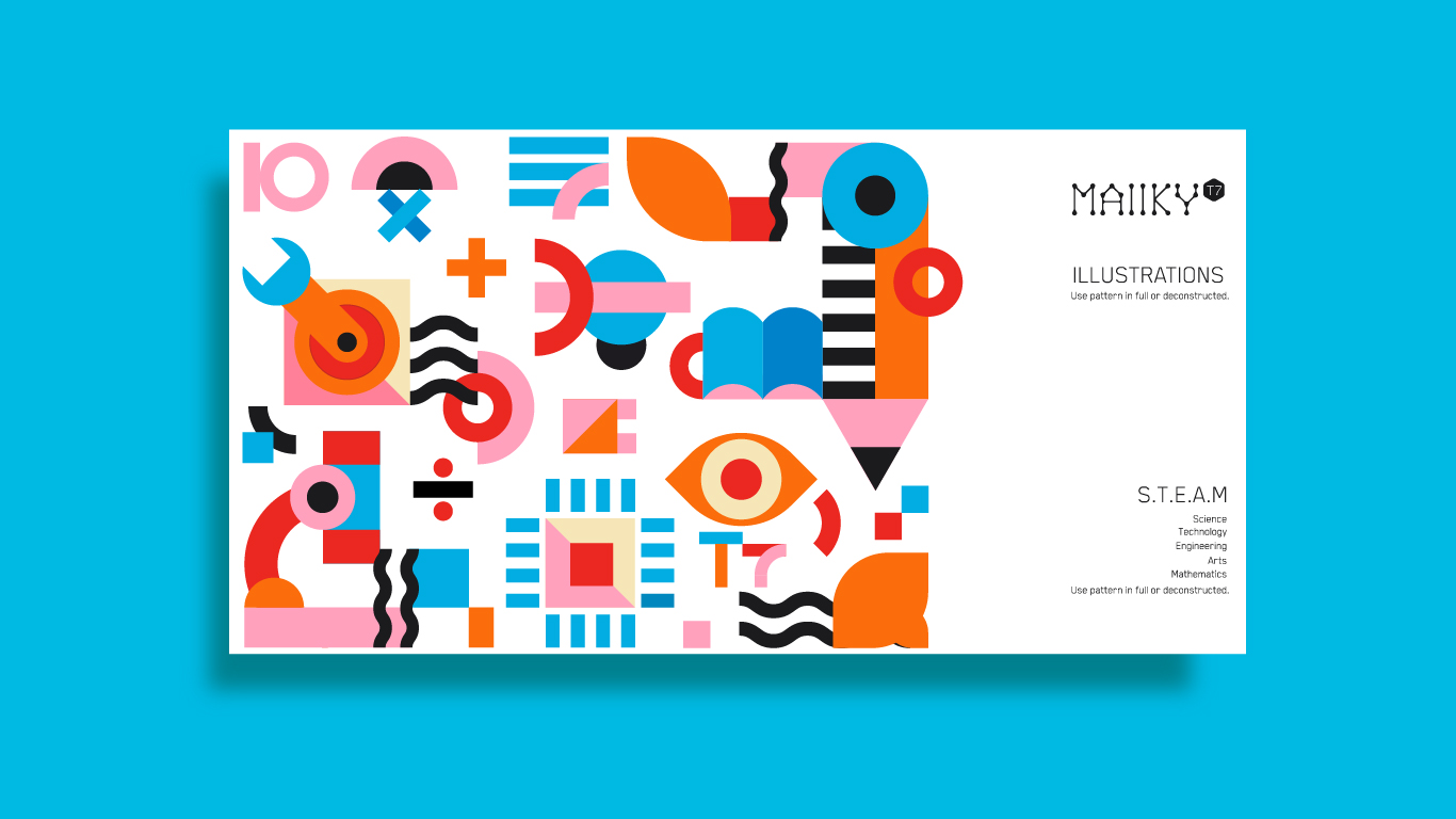 Children's education, visual brand, VIS，