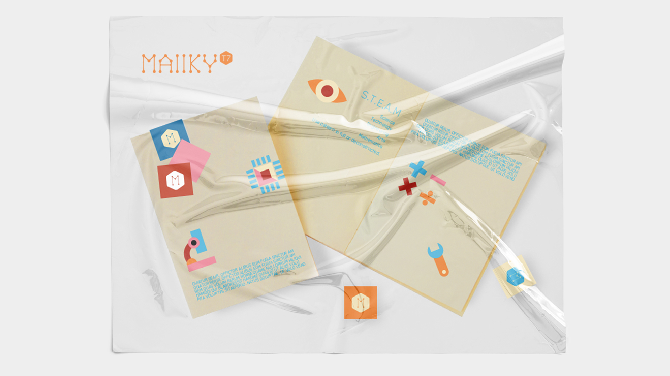 Children's education, visual brand, VIS，