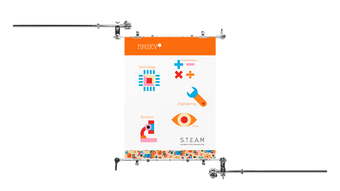 Children's education, visual brand, VIS，