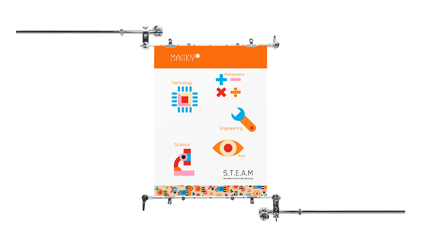 Children's education, visual brand, VIS，
