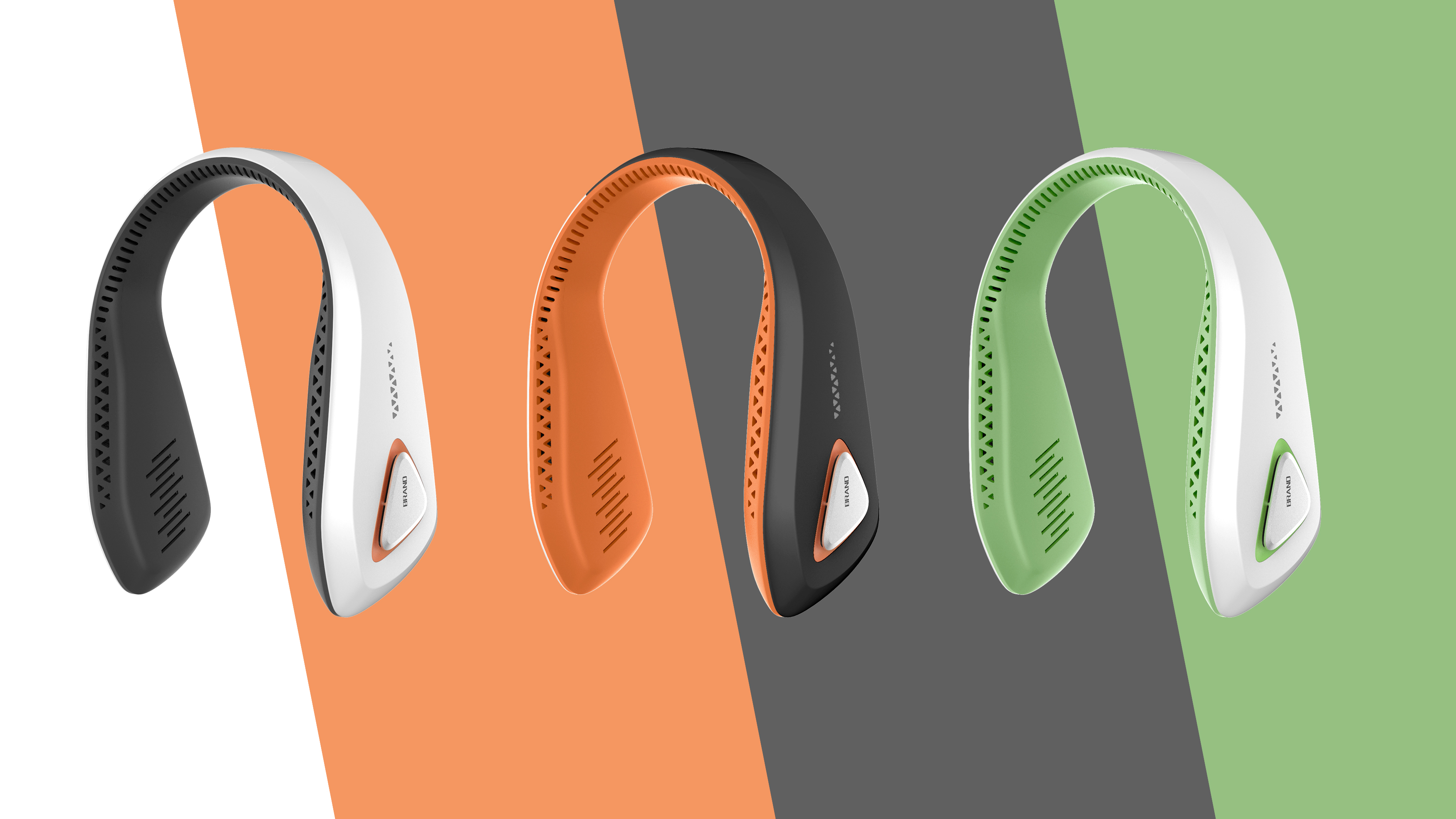 Hanging neck fan design，