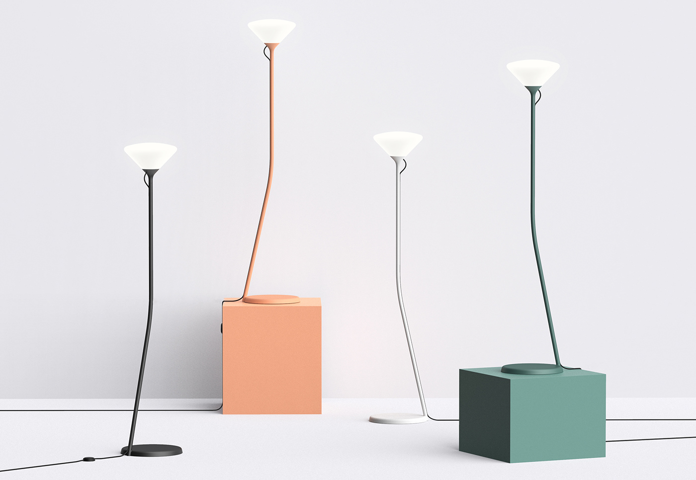 Floor lamp，Desk lamp，Cable，