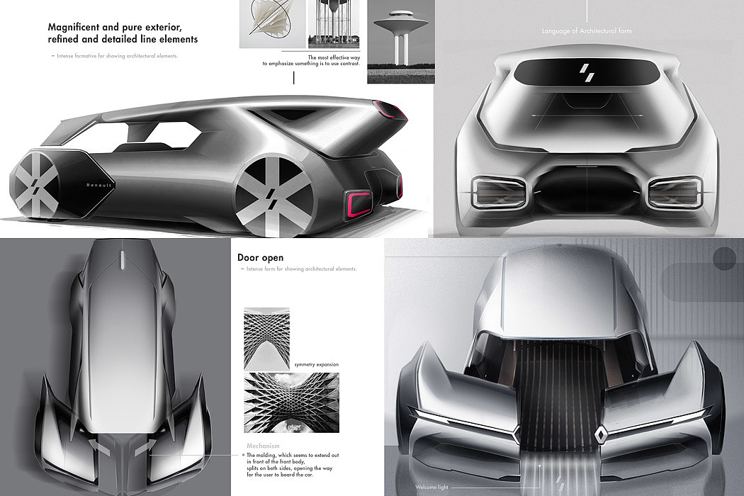 Pantheon，renault，Wearable building car，