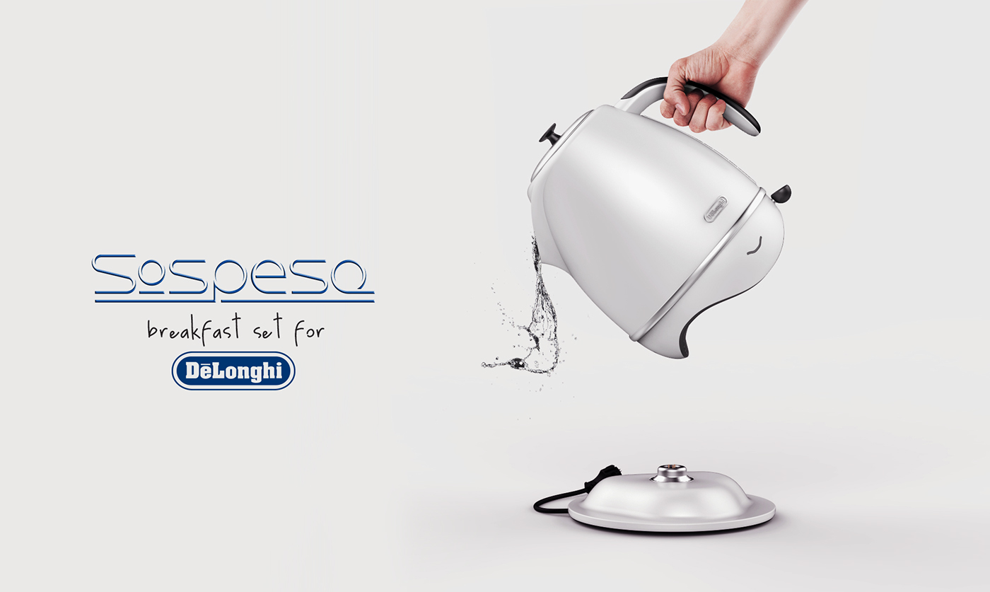 Hand drawn，kettle，line，Kitchen appliances，