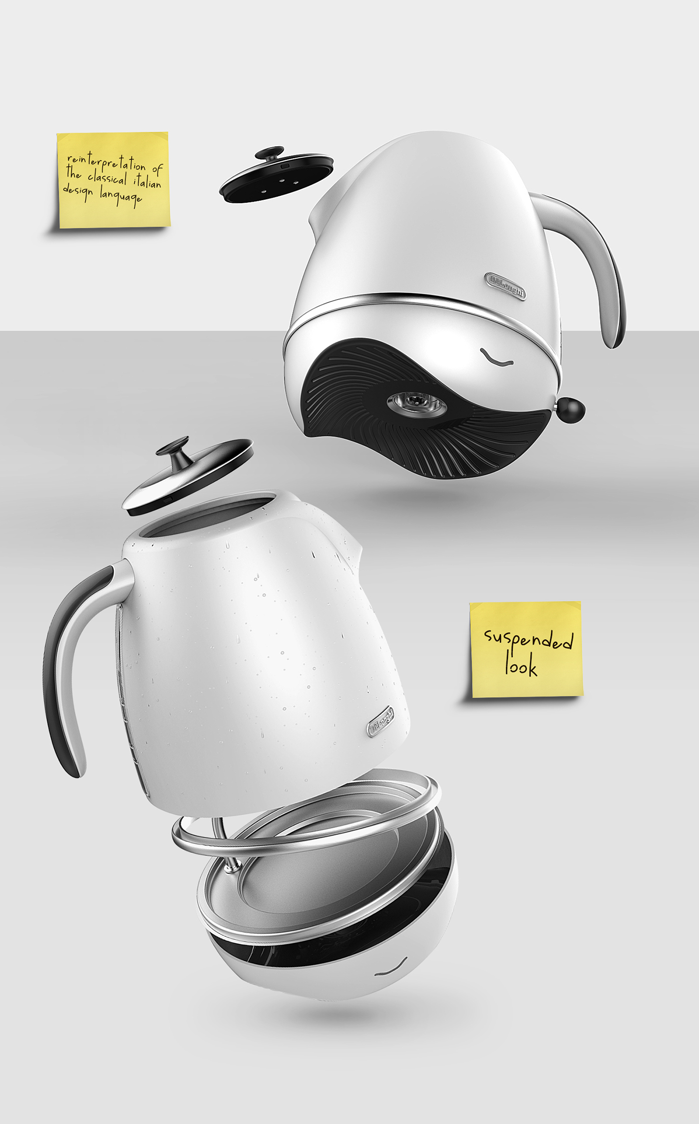Hand drawn，kettle，line，Kitchen appliances，