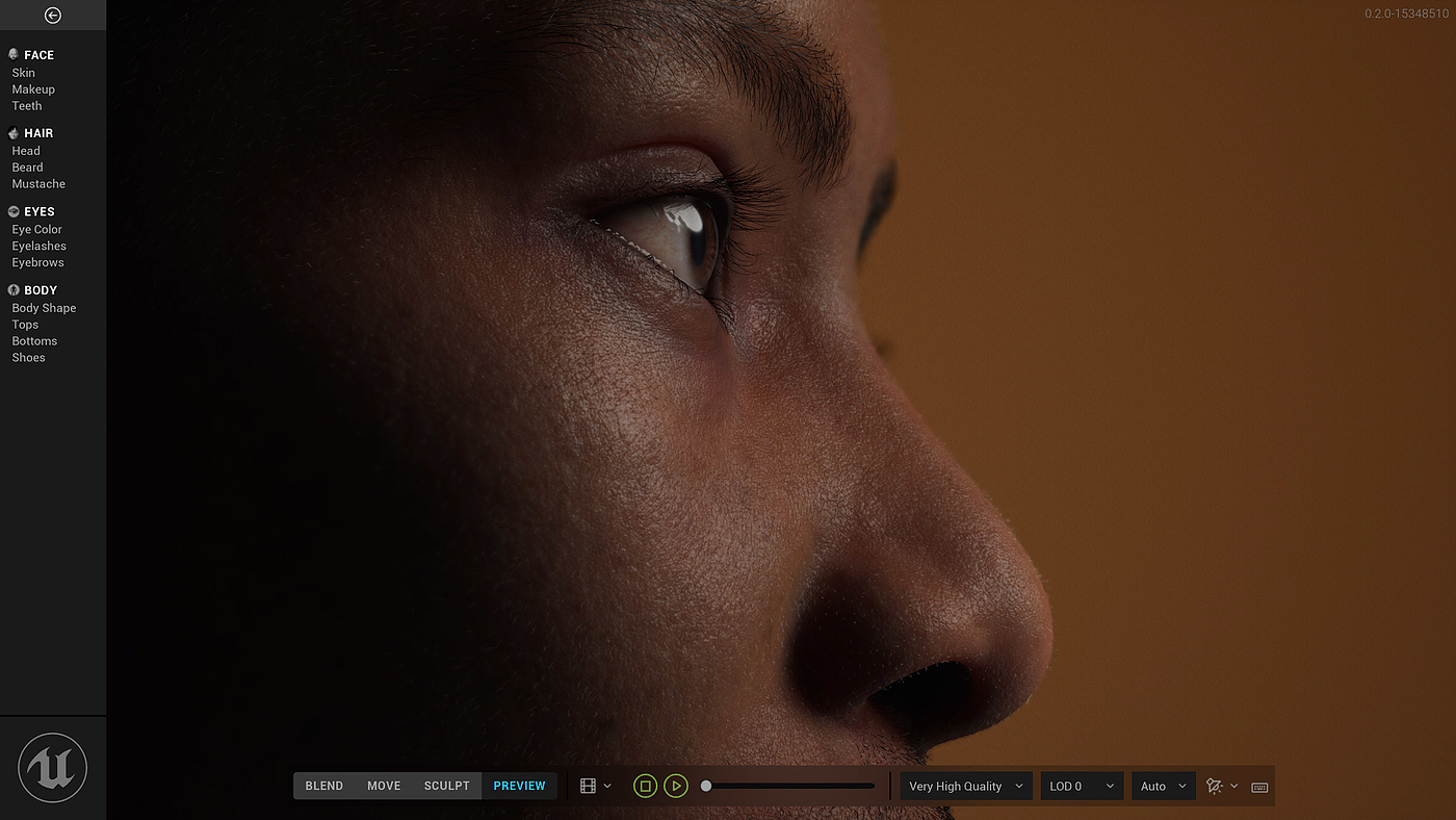 Epic Games，application program，virtual human，