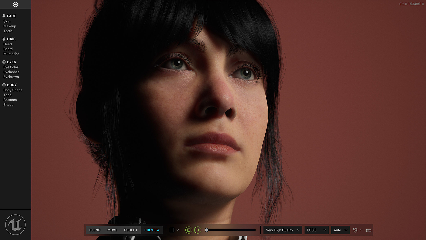 Epic Games，application program，virtual human，