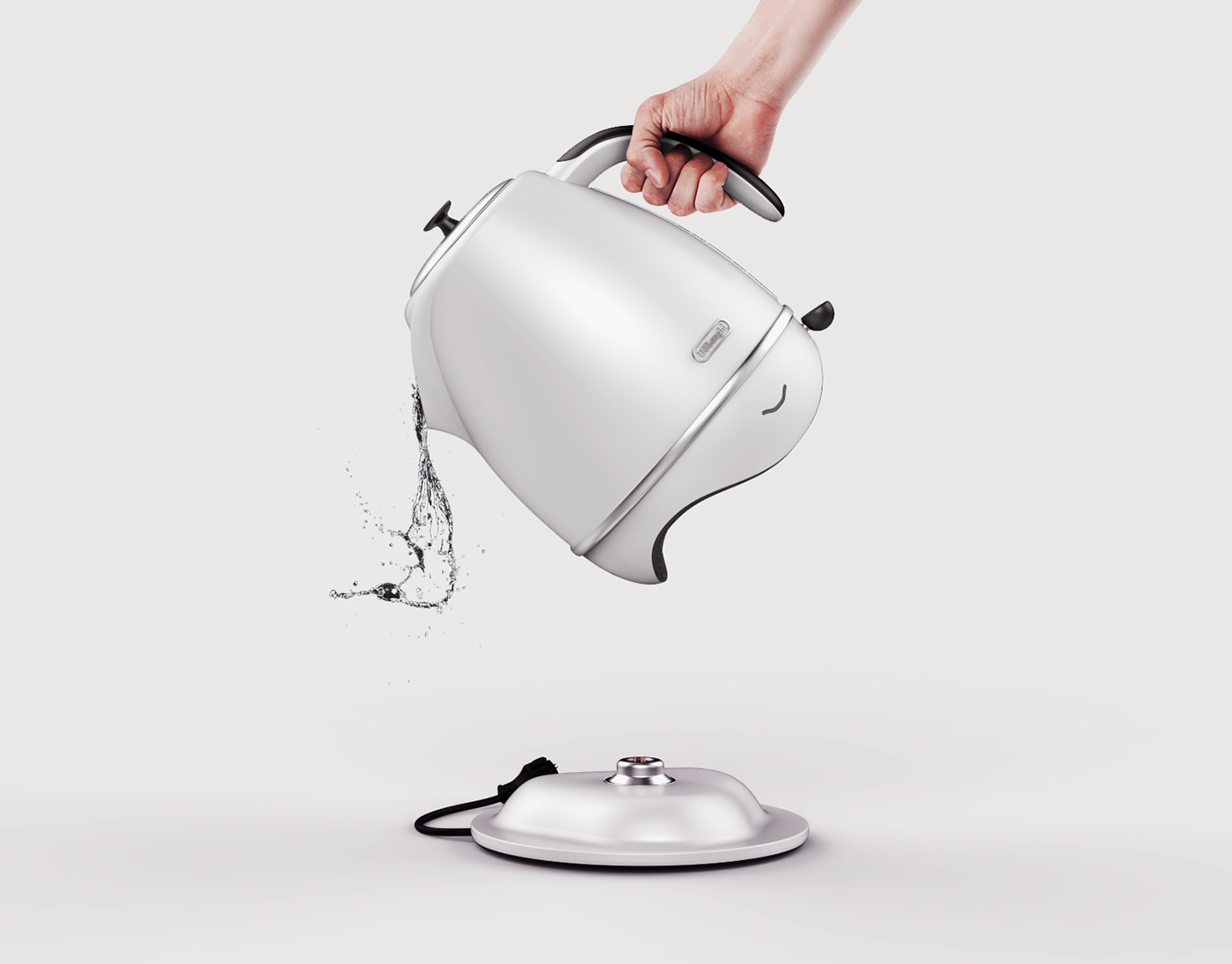 Hand drawn，kettle，line，Kitchen appliances，