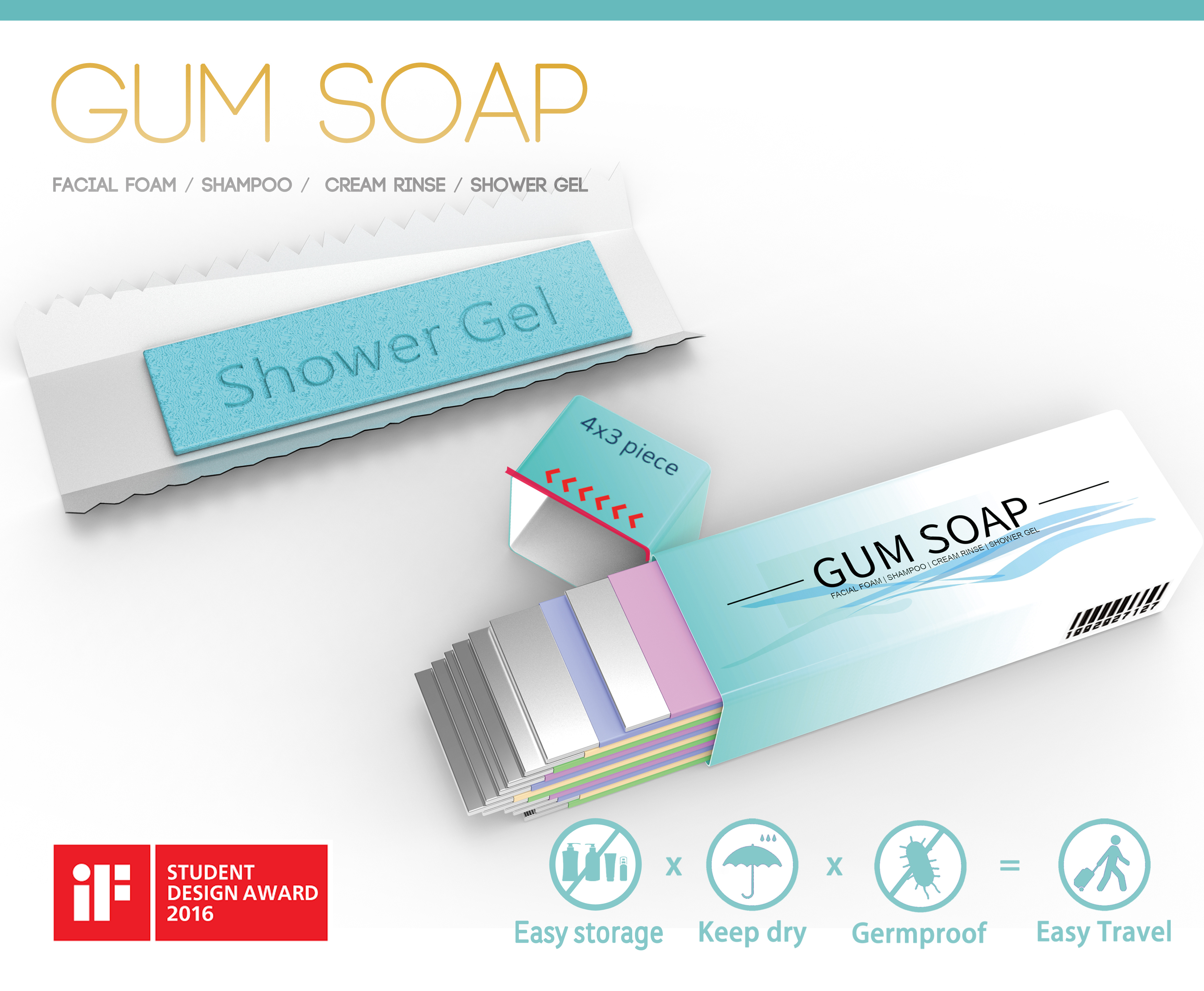 if，Chewing gum，soap，