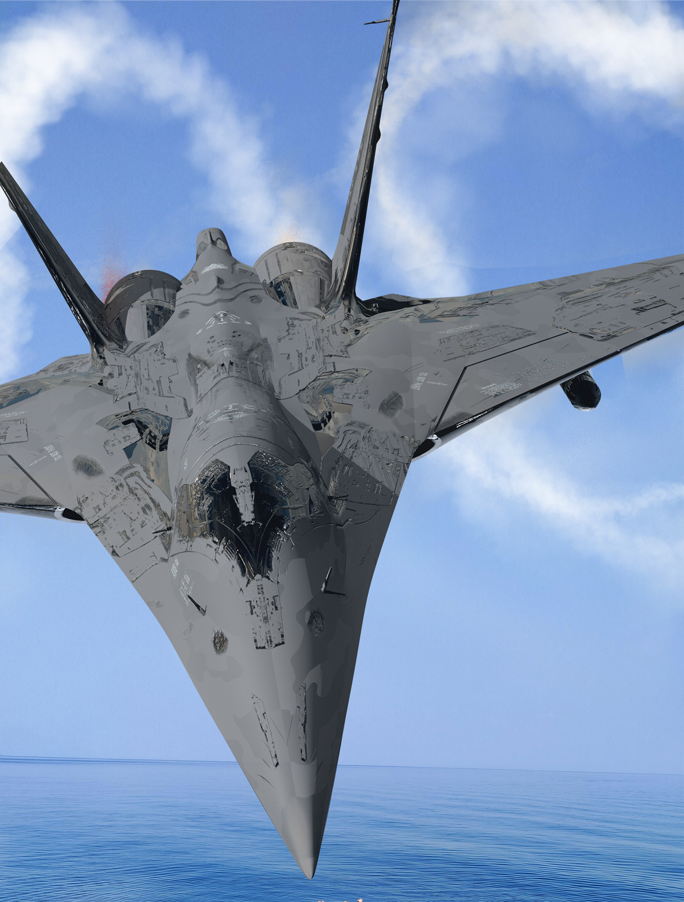 industrial design，fighter，Mechanics，