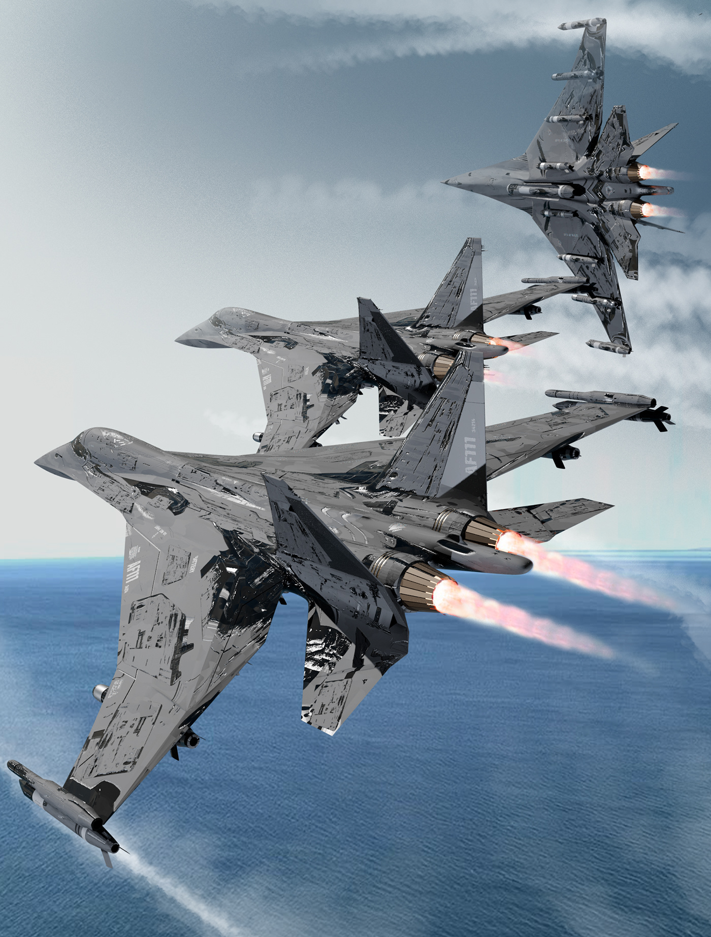 industrial design，fighter，Mechanics，