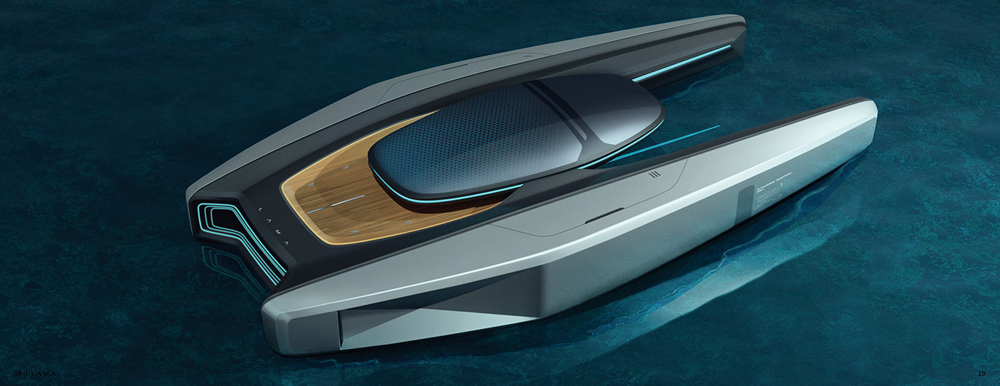 industrial design，yacht，Magnetic suspension，High-tech，