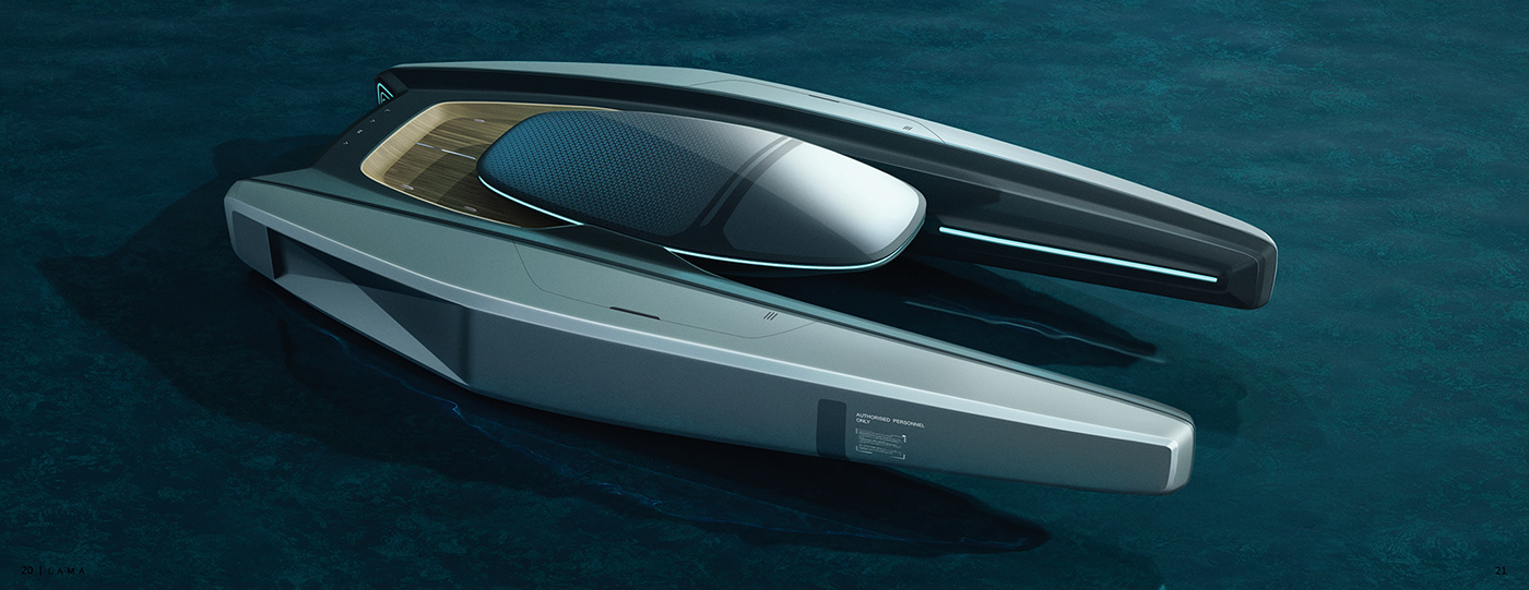 industrial design，yacht，Magnetic suspension，High-tech，