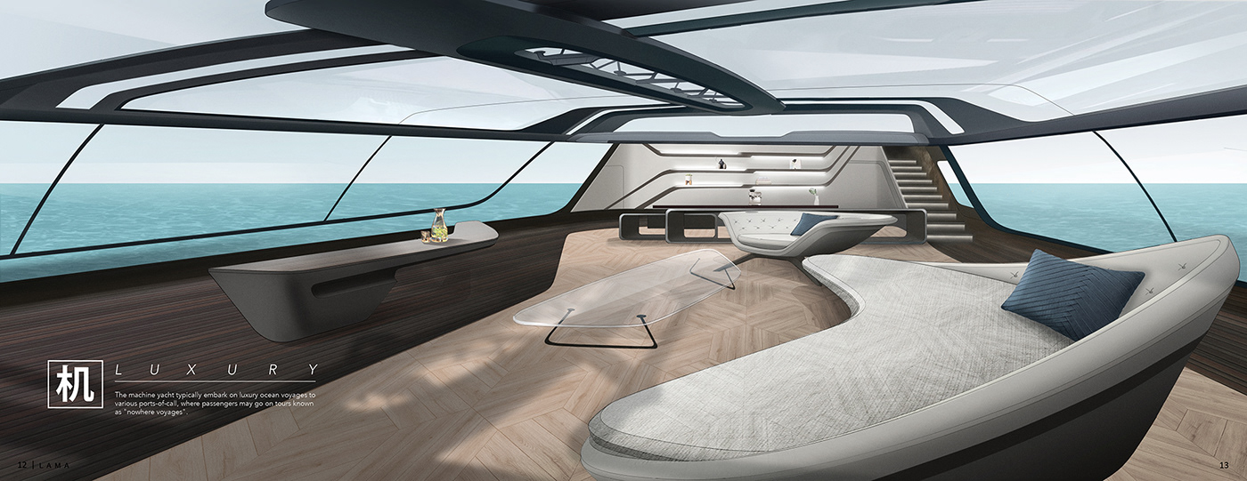 industrial design，yacht，Magnetic suspension，High-tech，