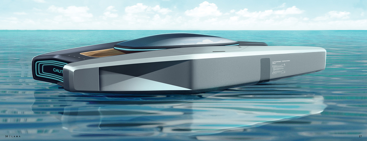 industrial design，yacht，Magnetic suspension，High-tech，