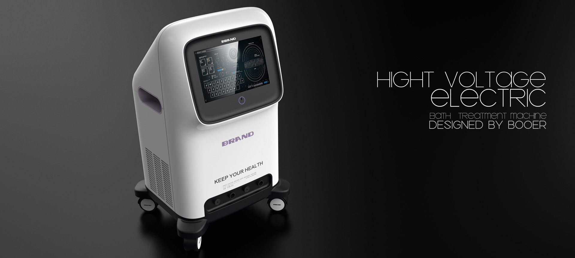 High potential physiotherapy instrument，