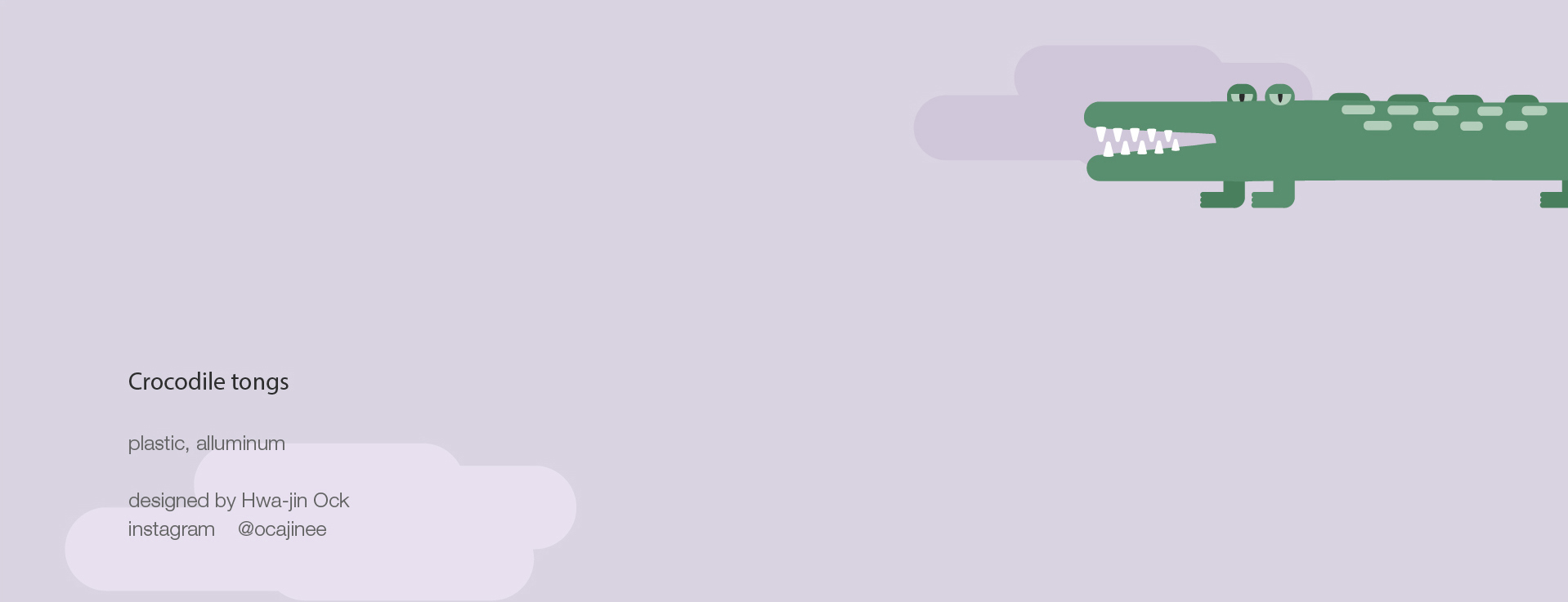 Quasi door is designed for children，With Bracelet，It can be put on your fingers，Crocodile shape，