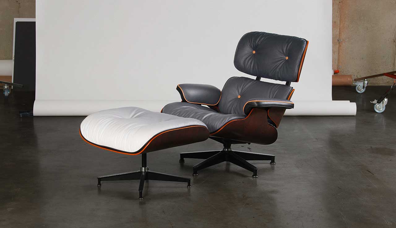 EAMES，Leisure chair，Rosewood，