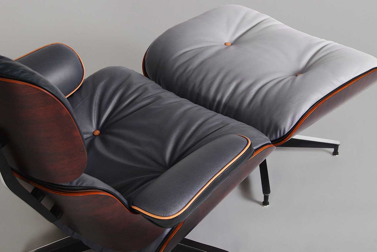 EAMES，Leisure chair，Rosewood，