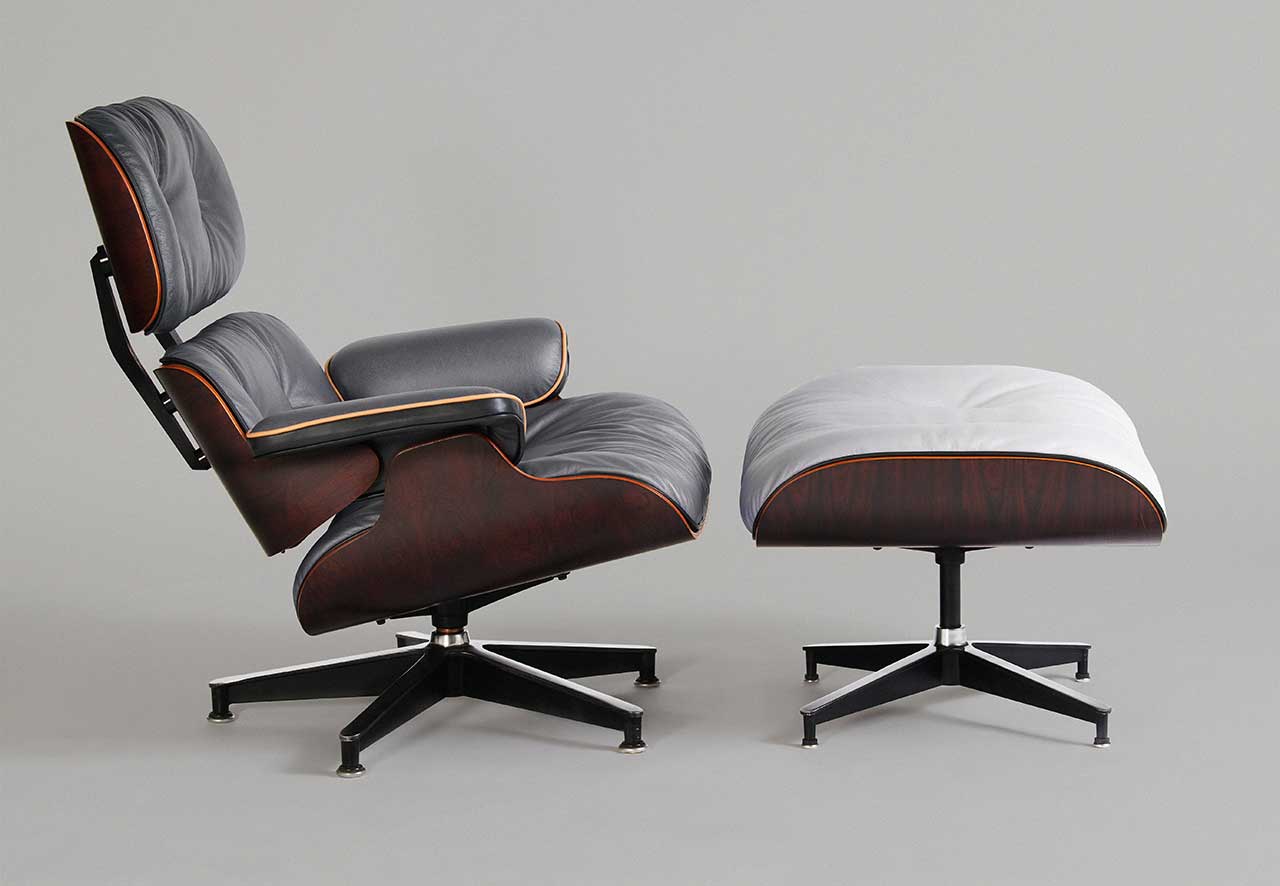EAMES，Leisure chair，Rosewood，