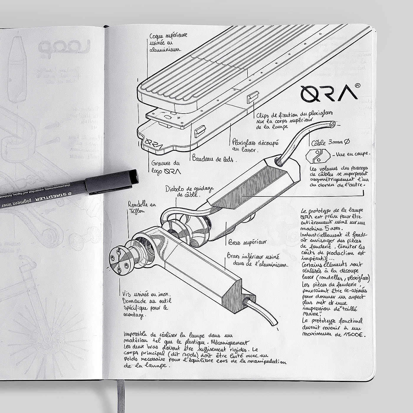 Adjustable，Performance table lamp，Ora，