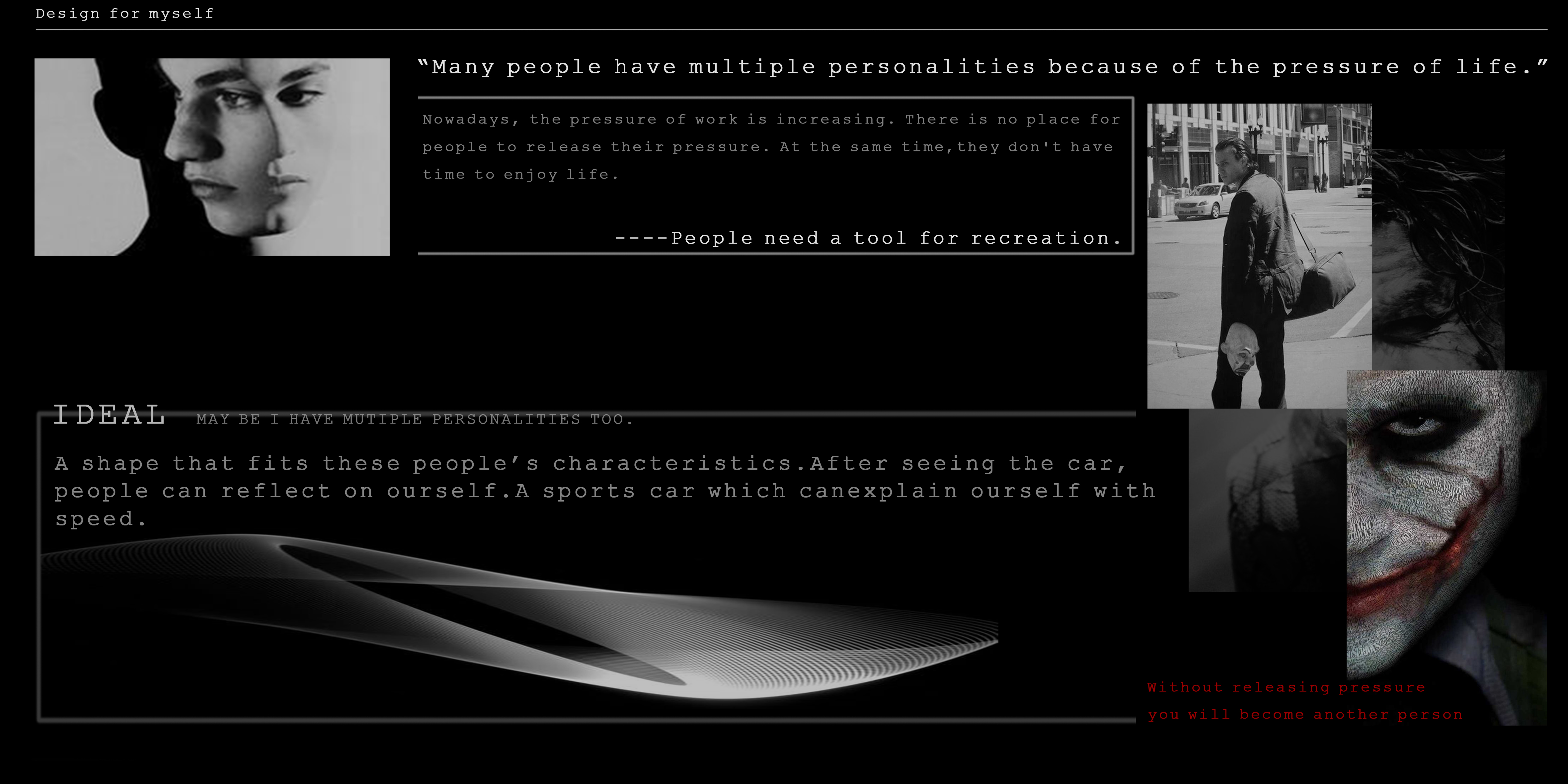 Vehicle design, product design，