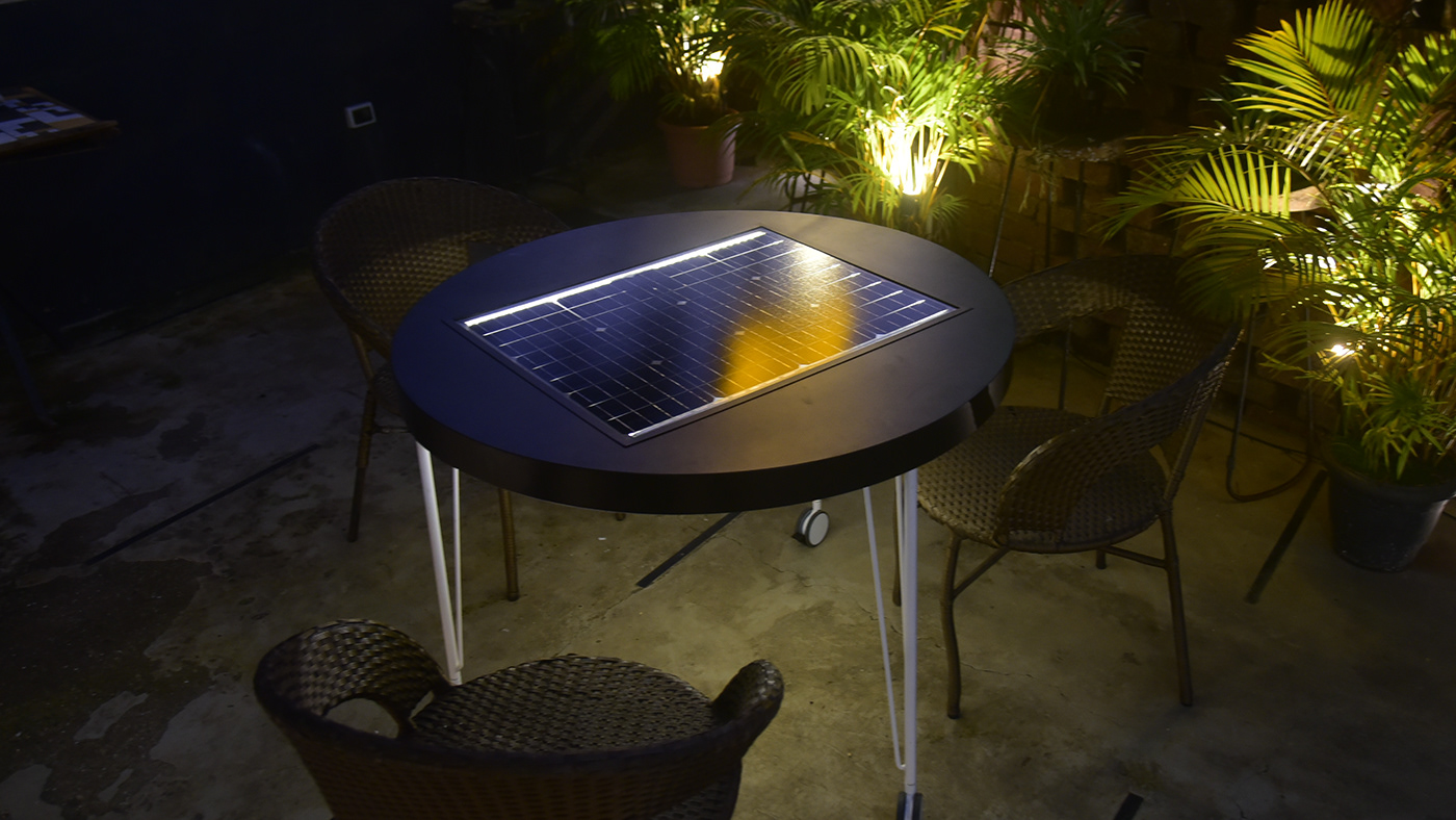 solar energy，furniture，Intelligent charging，