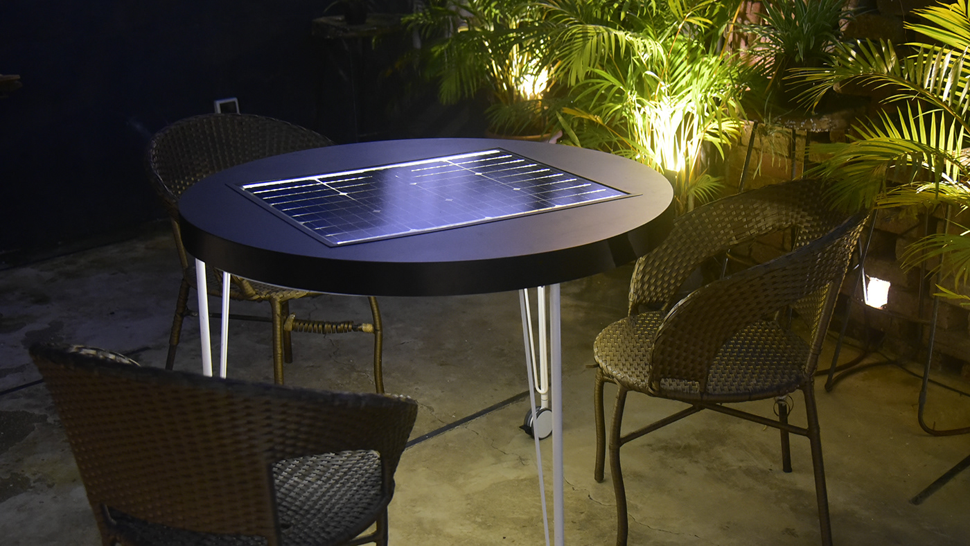 solar energy，furniture，Intelligent charging，