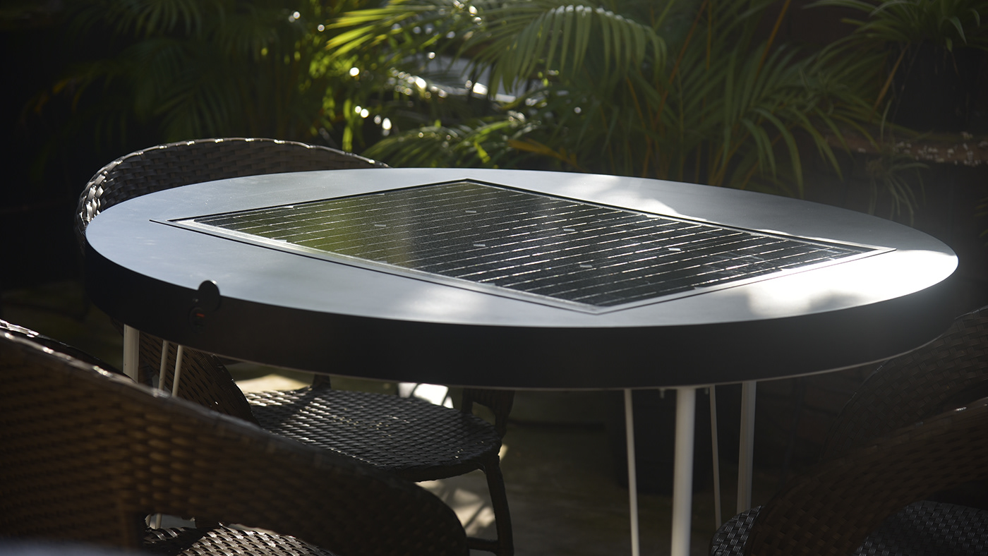 solar energy，furniture，Intelligent charging，