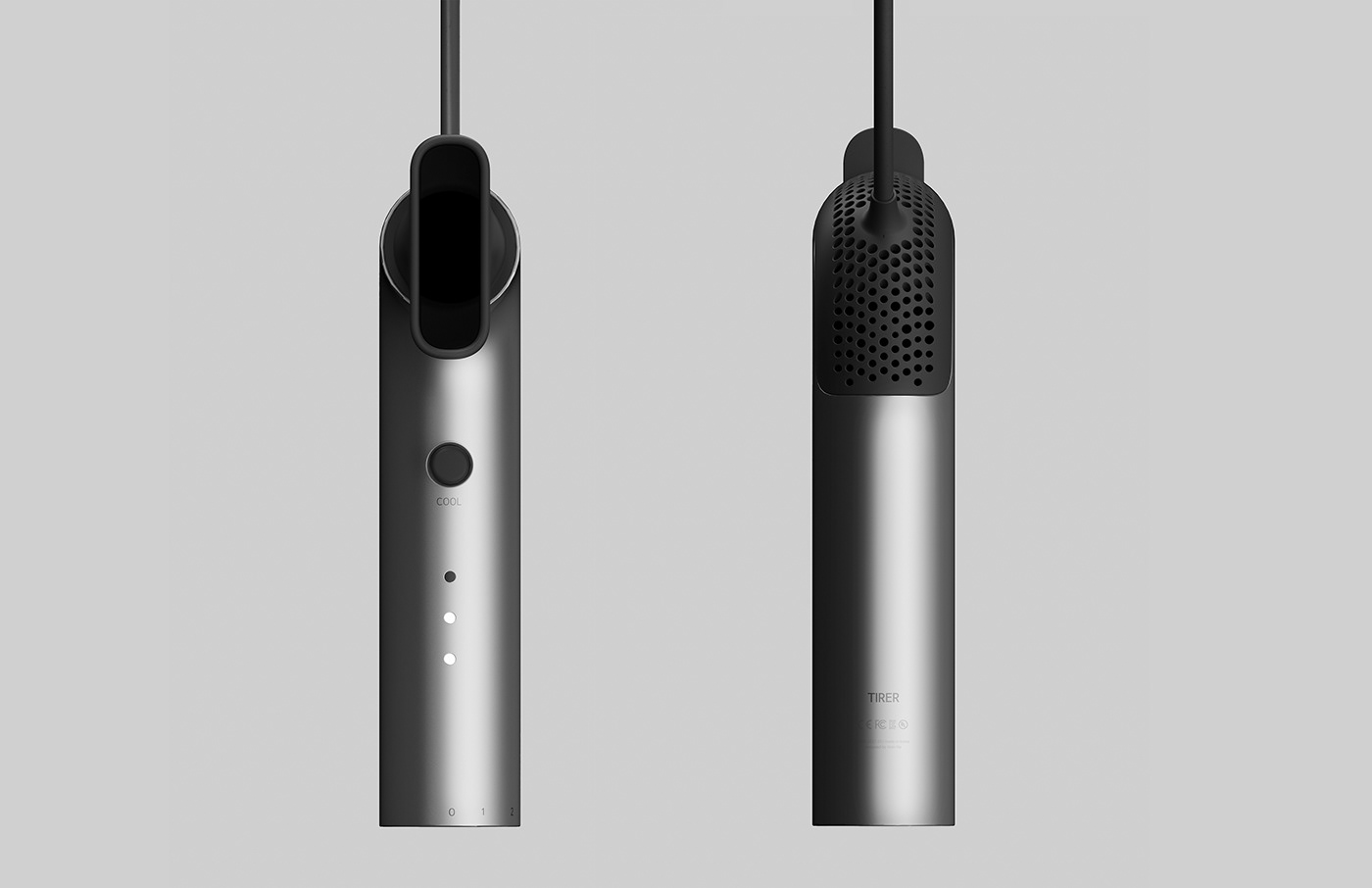 hair drier，Cylindrical design，Shooting，