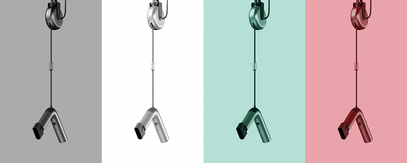 hair drier，Cylindrical design，Shooting，