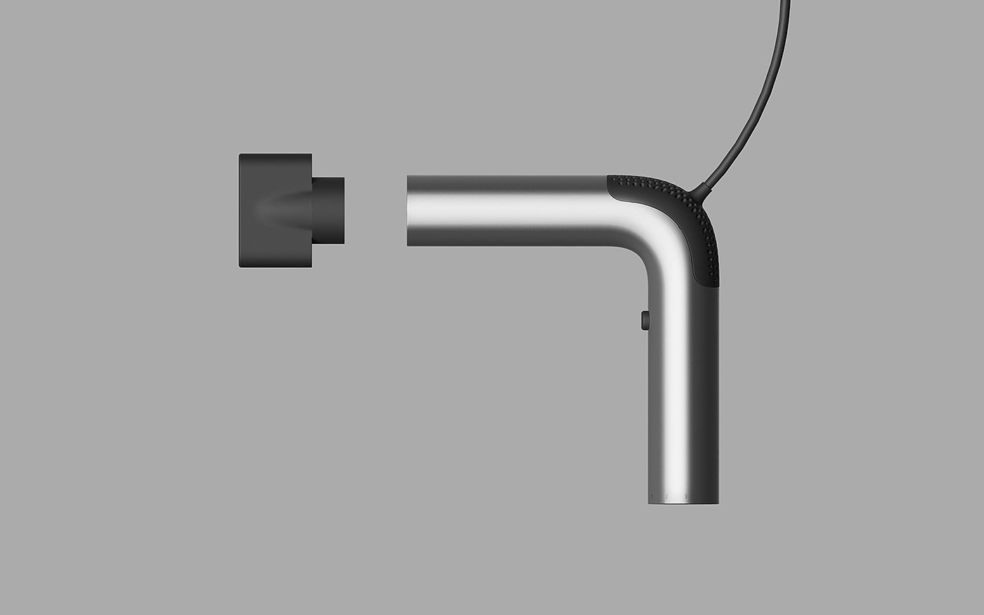 hair drier，Cylindrical design，Shooting，
