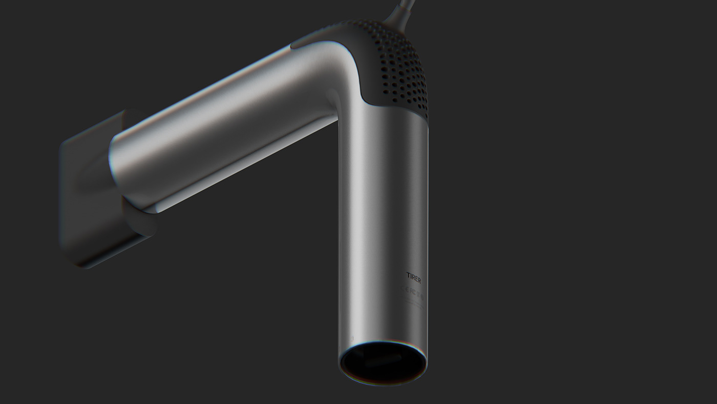 hair drier，Cylindrical design，Shooting，