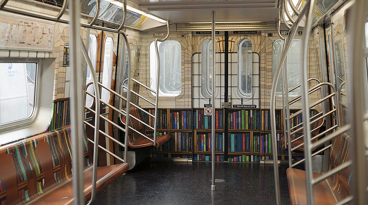 metro，library，e-book，vehicle，