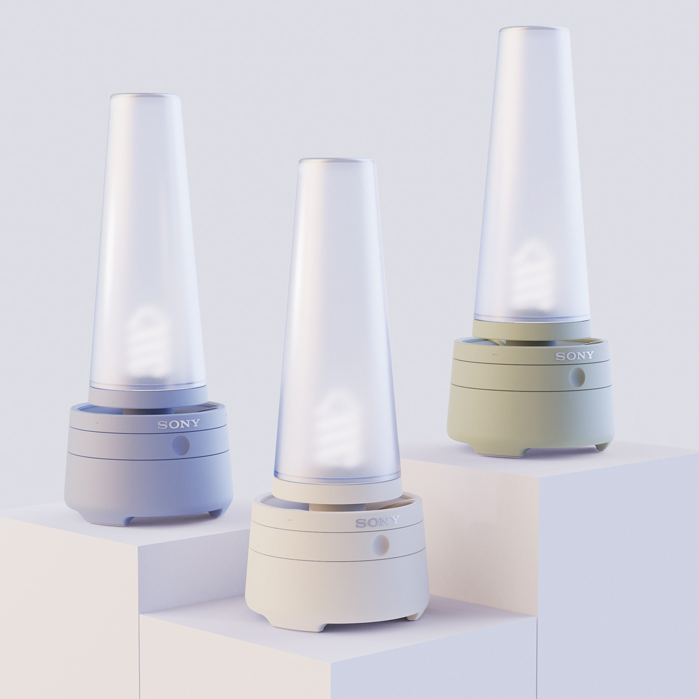 Sony，Glass speaker，lighting，audio frequency，