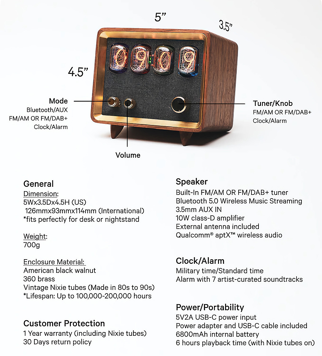 Network，Digital tube，speaker，